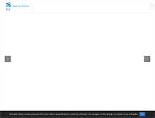 Tablet Screenshot of aguasdesantarem.pt